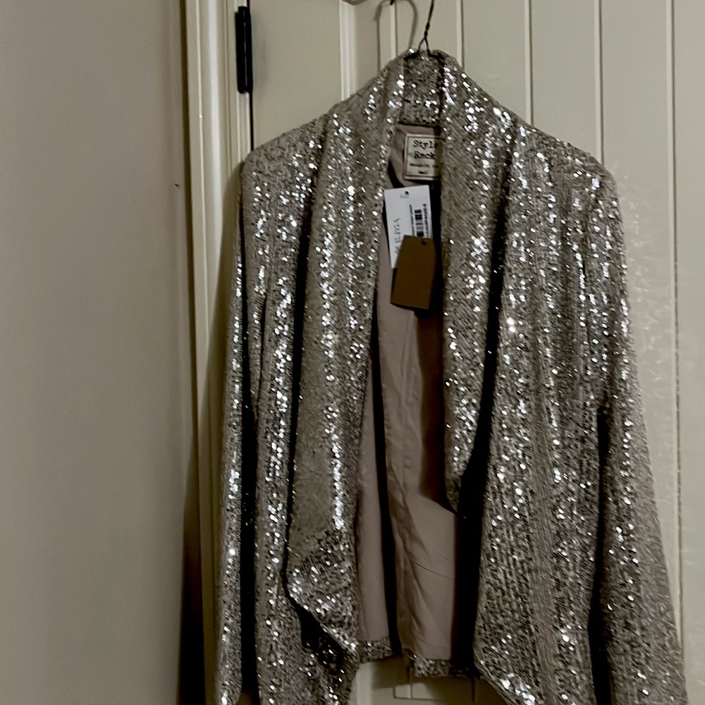 Gold blazer